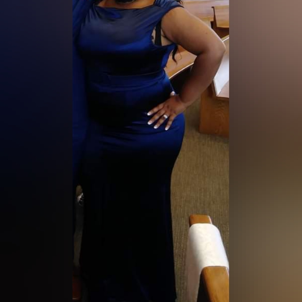 Navy blue formal dress size 16-18